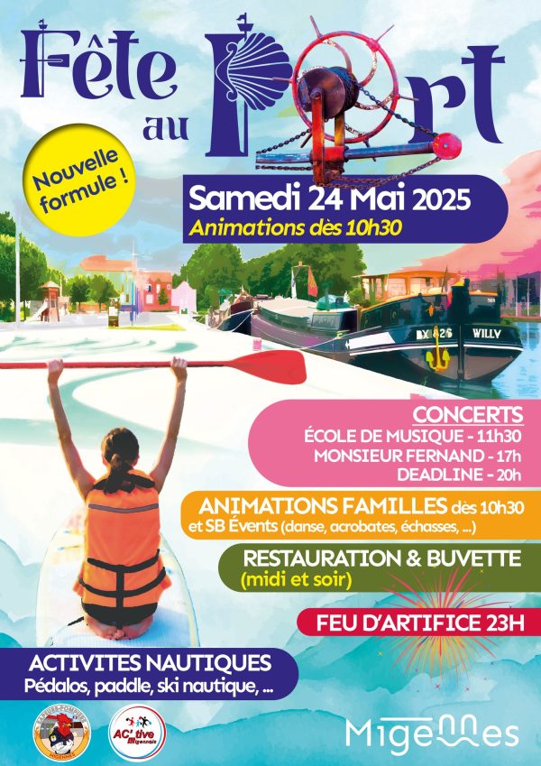 Affiche fête au Port